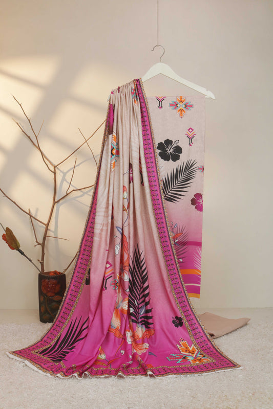 3Piece - Moonsoon  Linen Printed Suit MSST08