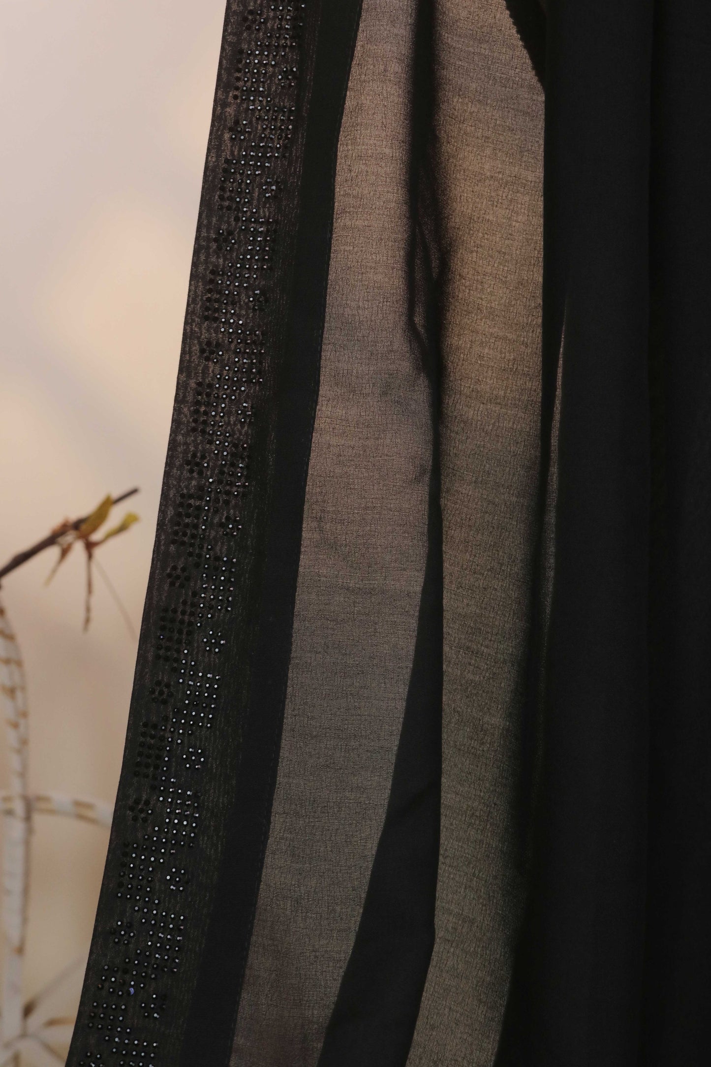 Swiss Abaya Shawl 3036 Black