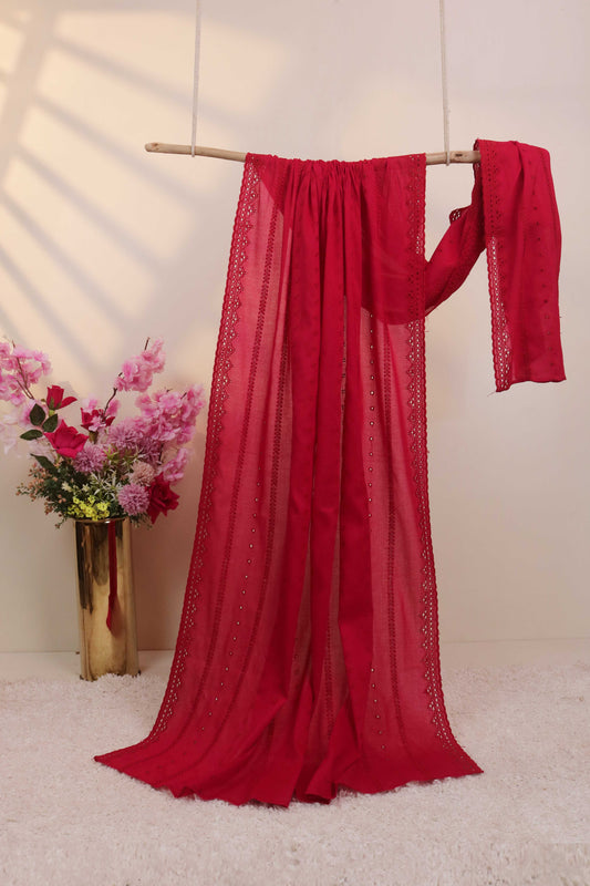 Embroidered Lawn Shawl 2868A