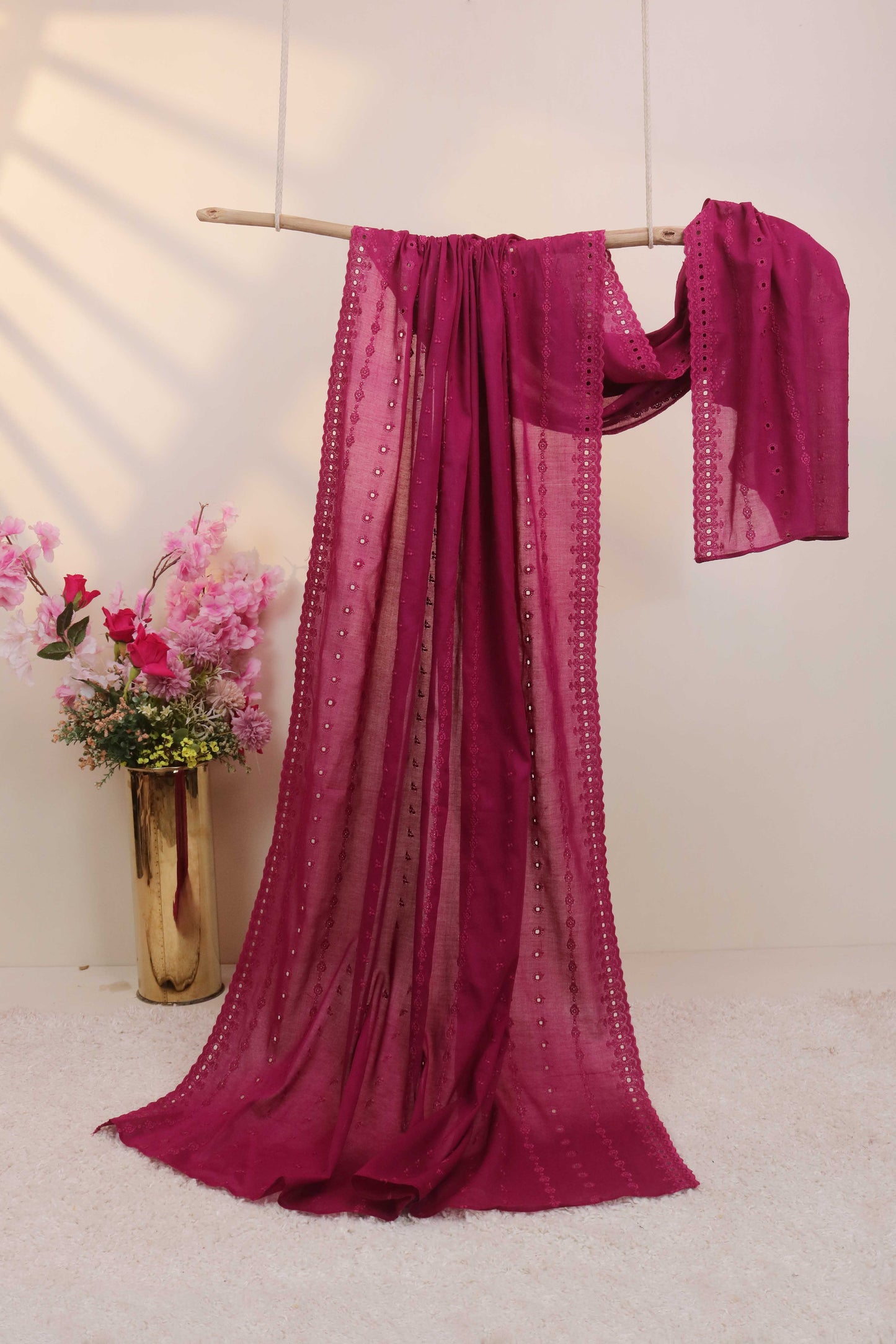 Embroidered Lawn Shawl 2868K