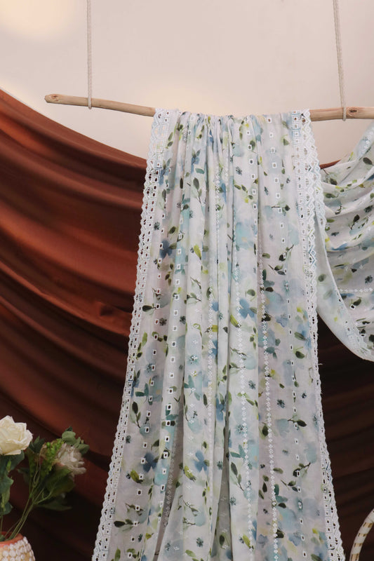 Embroidered Lawn Shawl LSH117A