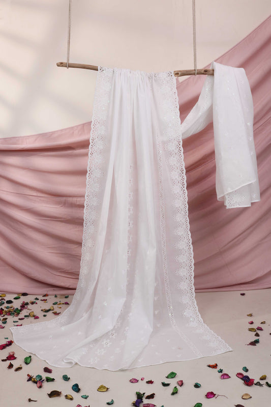 Embroidered Lawn Full Size Shawl 3179