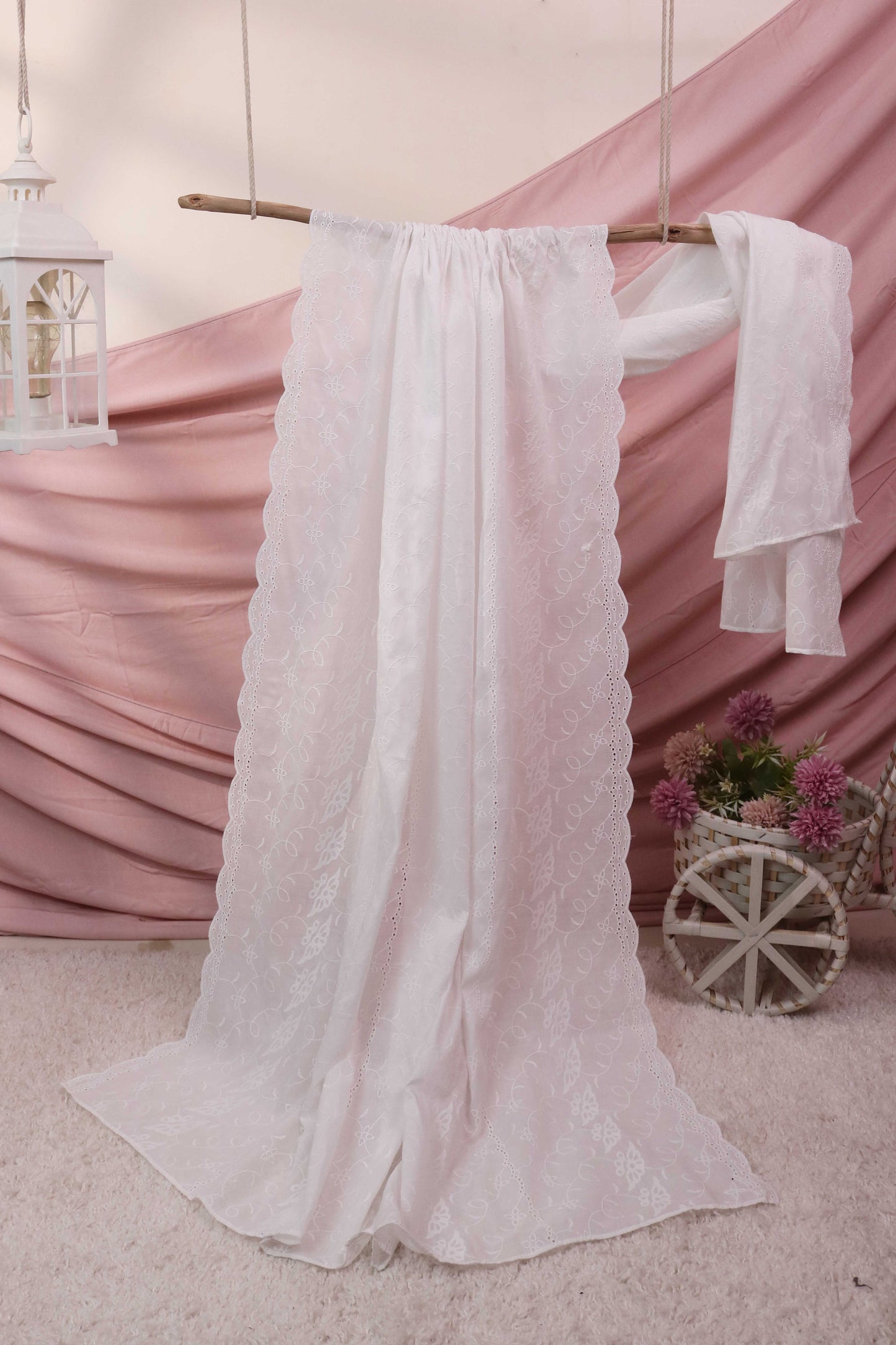 Embroidered Lawn Shawl LSH08