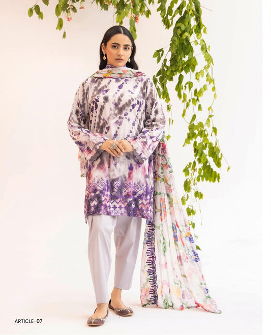 Lawn Embroidered Suit H25SLGM07