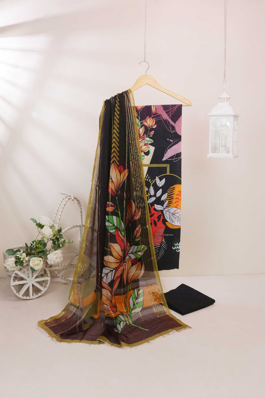 3Piece - Printed Lawn Suit POP ART  GJPA2401A16