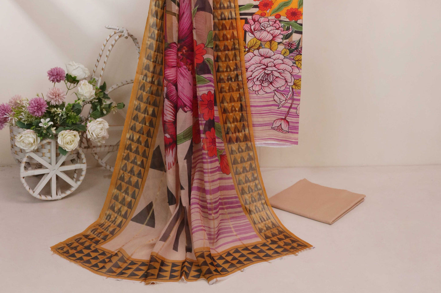 3Piece - Printed Lawn Suit POP ART  GJPA2401A17
