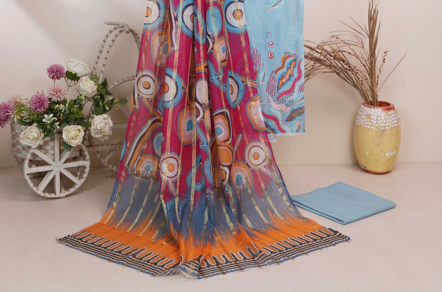 3Piece - Printed Lawn Suit POP ART  H25PA53