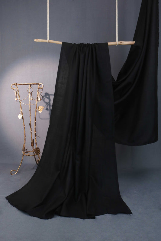 Plain Pashmina Shawl 2172 Black