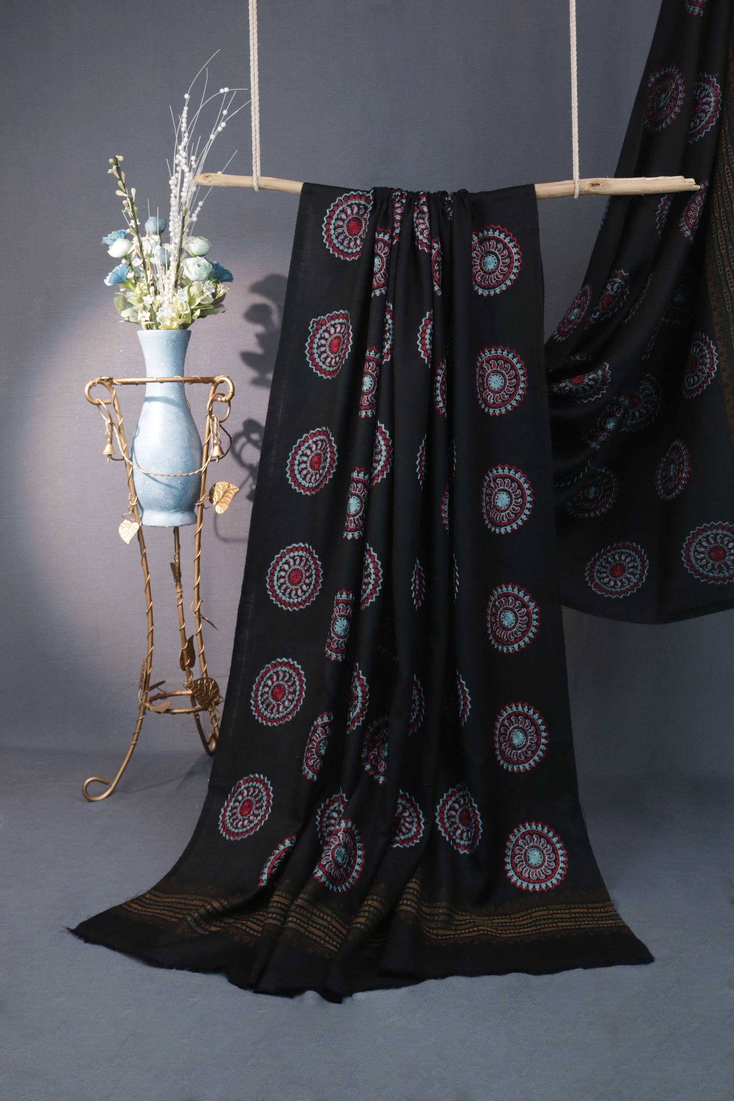 Kani Embroidery Shawl 3533C