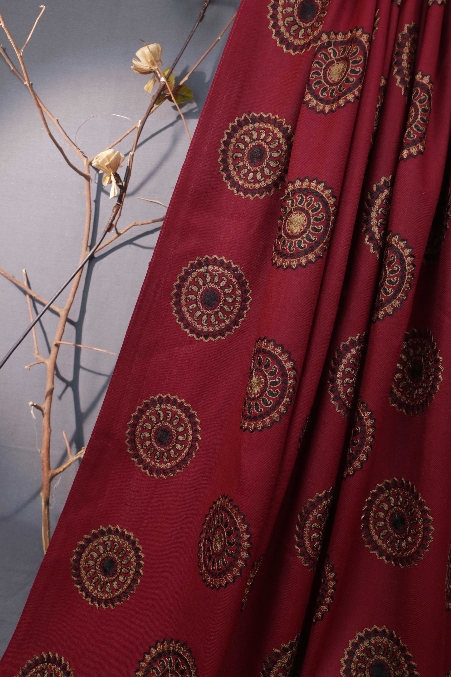 Kani Embroidery Shawl 3533B