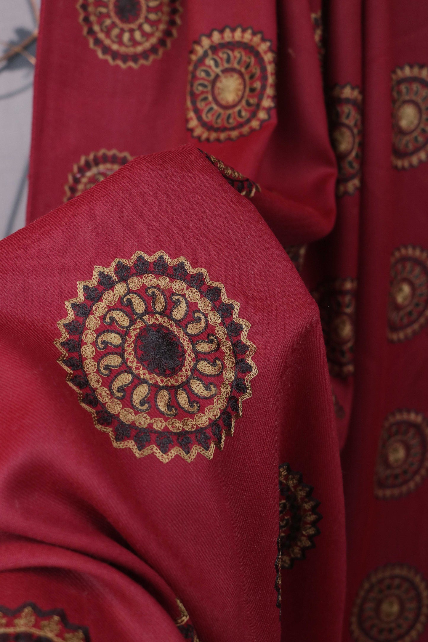 Kani Embroidery Shawl 3533B