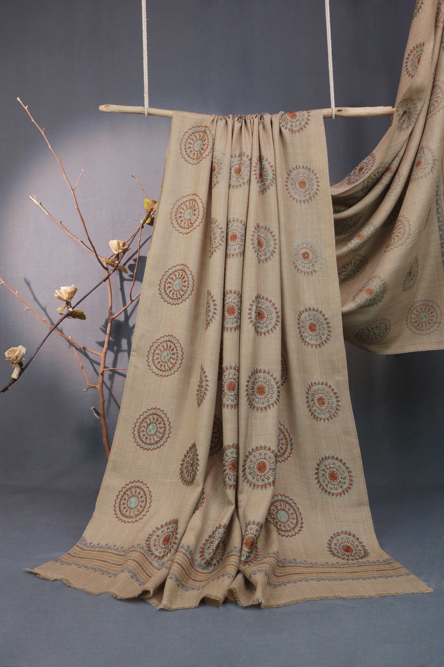 Kani Embroidery Shawl 3533E