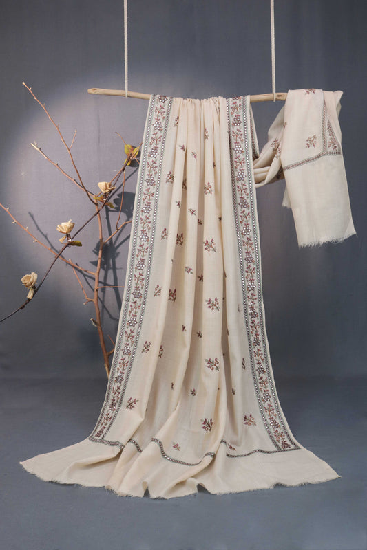 Embroidered  Pashmina Shawl 3507C