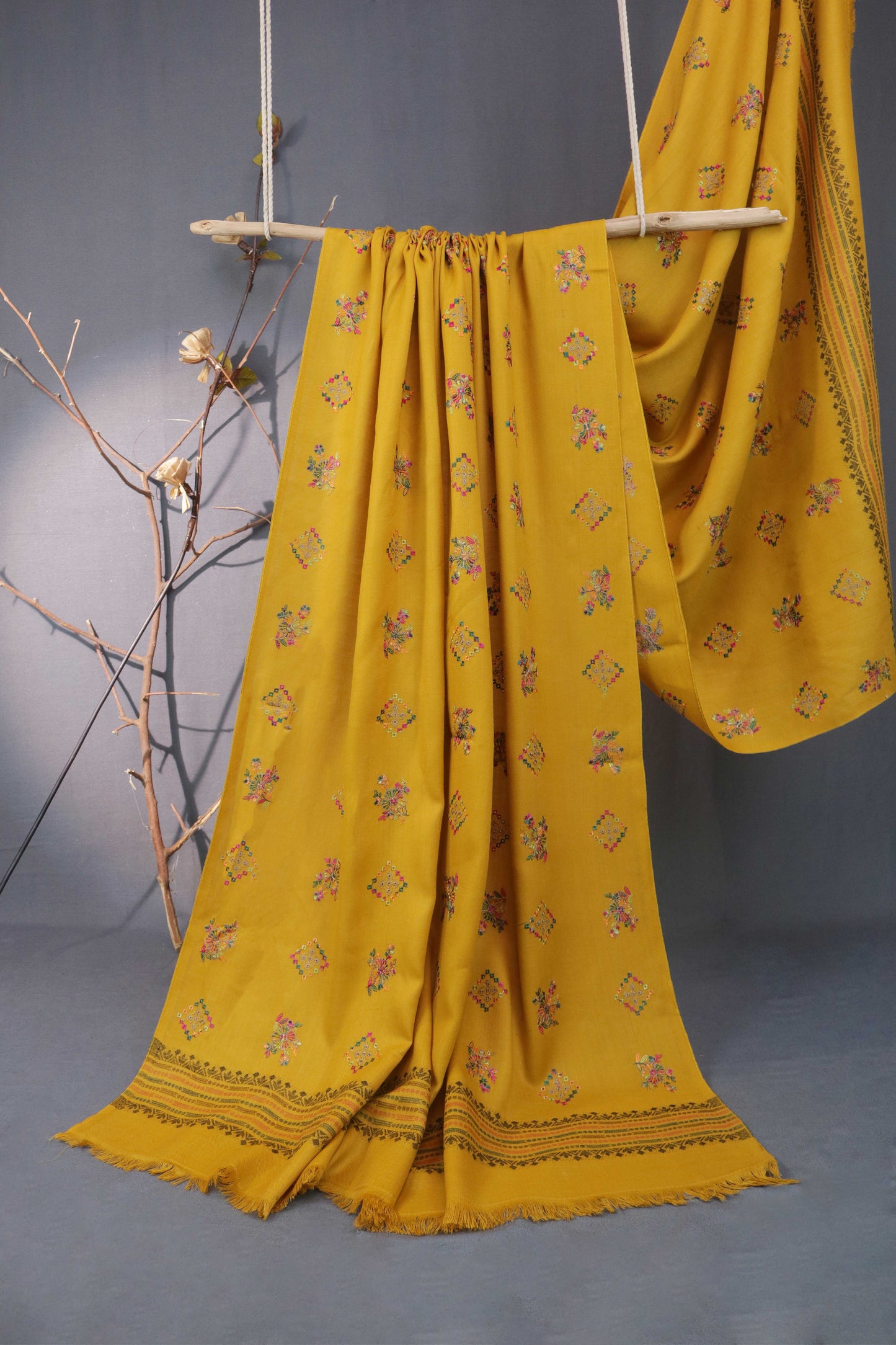 Kani Embroidery Shawl 3533M
