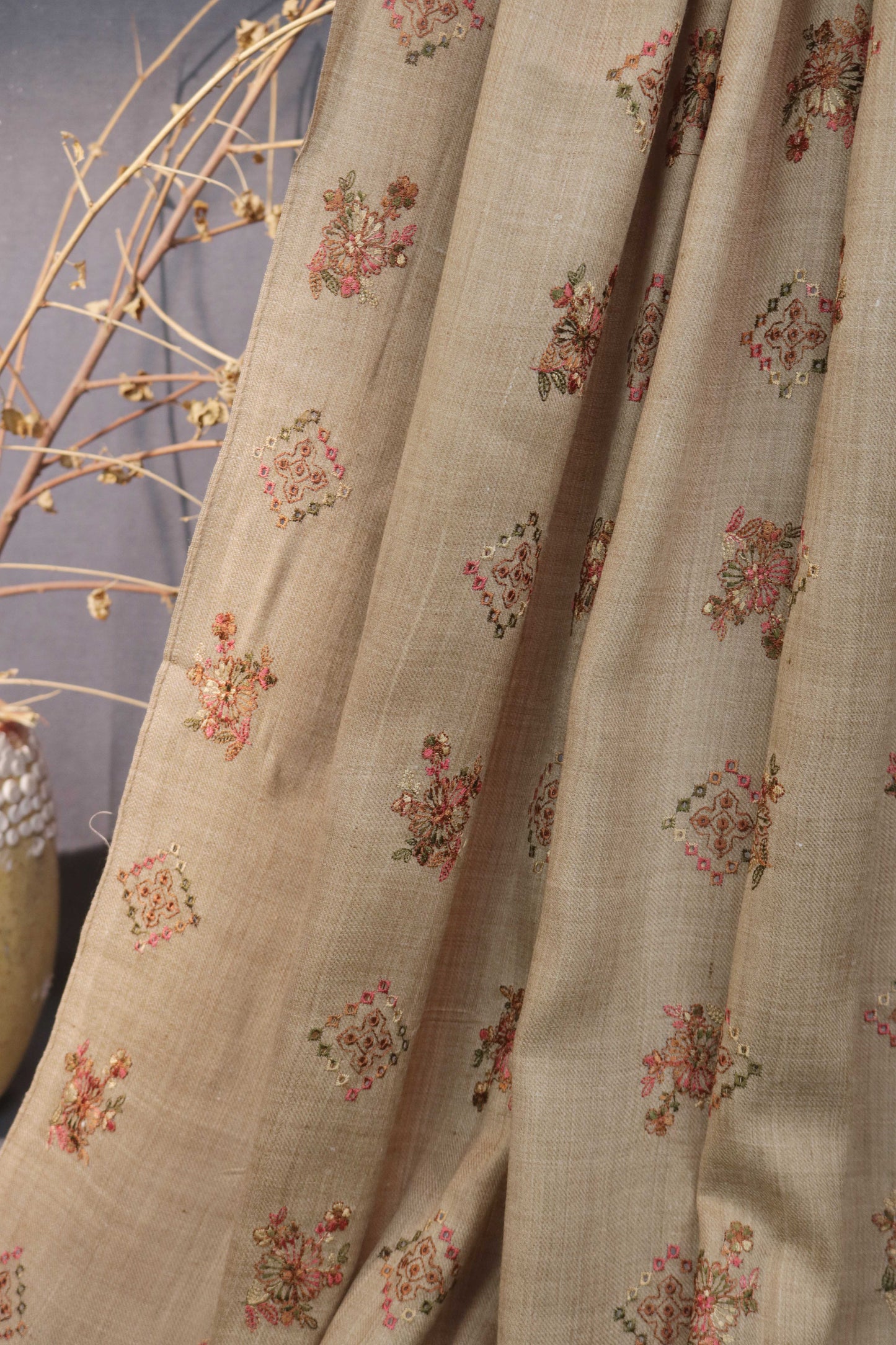 Kani Embroidery Shawl 3555