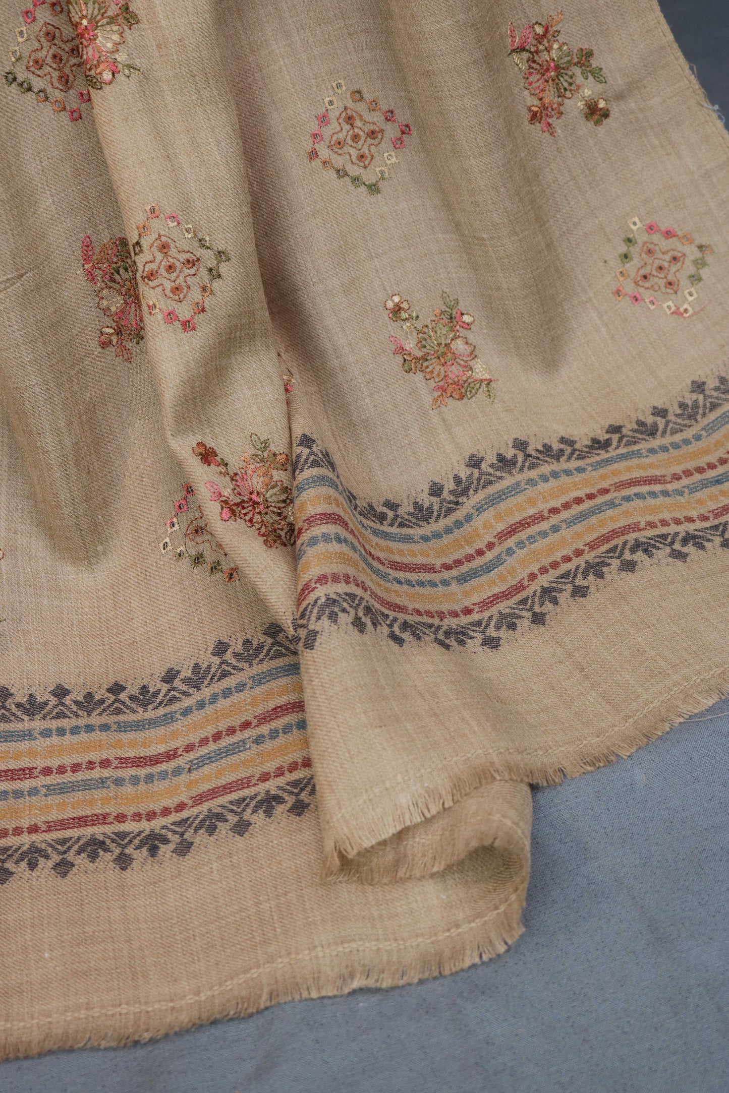 Kani Embroidery Shawl 3555