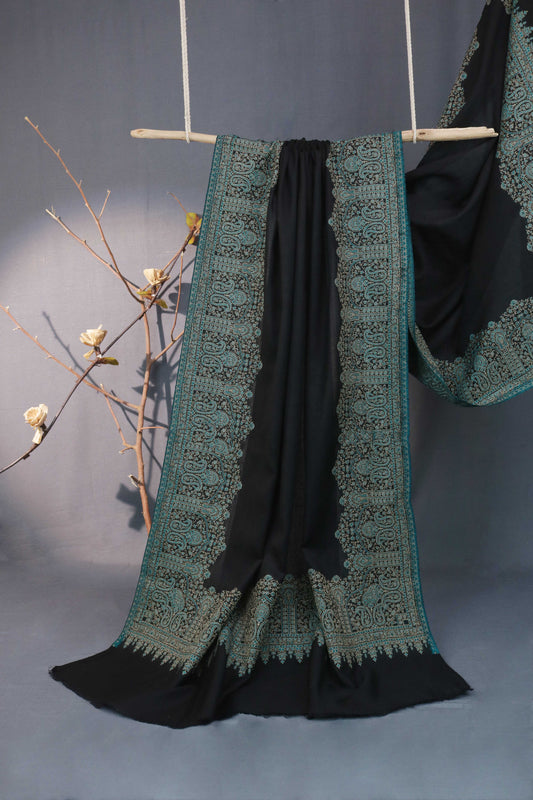 Kani Border Pashmina Shawl 3489A