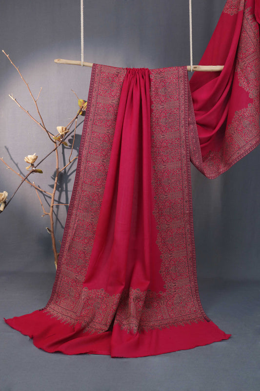Kani Border Pashmina Shawl 3489D