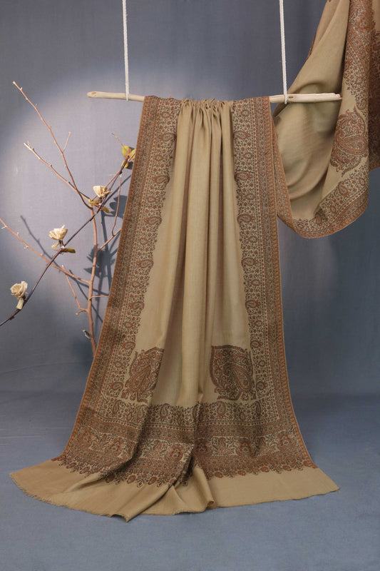 Kani Border Pashmina Shawl 3489C