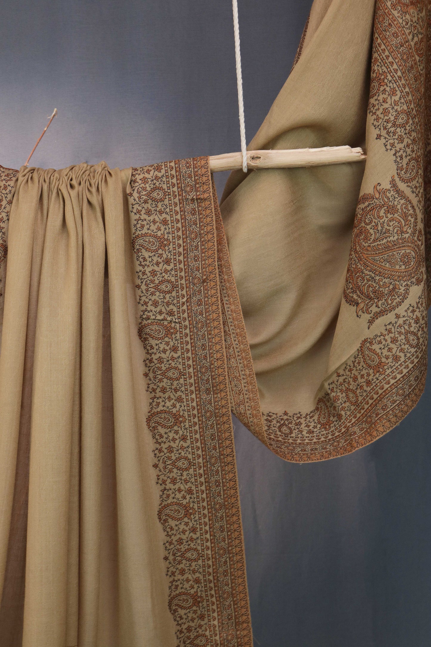 Kani Border Pashmina Shawl 3489C