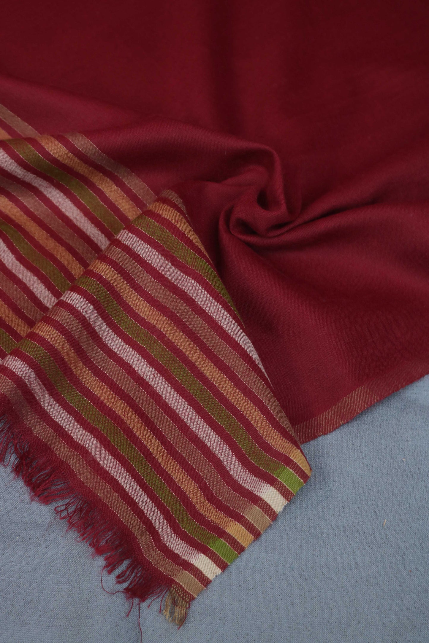 Zam Zam Lining Pashmina Shawl 3101 Mehroon