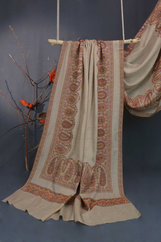 Kani Border Pashmina Shawl HKSH31