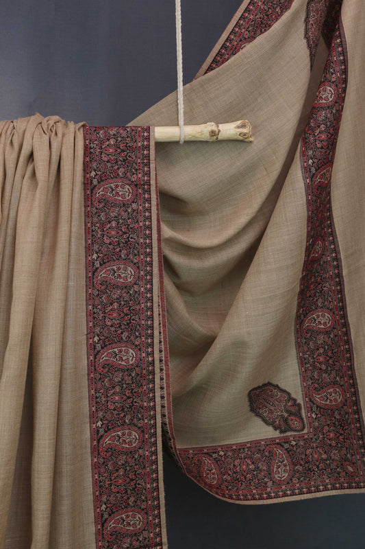 Kani Border Pashmina Shawl  HKSH01