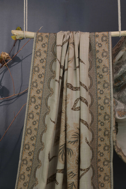 Kani Border Pashmina Shawl 3522C