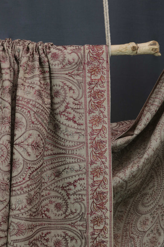 Breeza Full Embroidered Pashmina Shawl 3569B