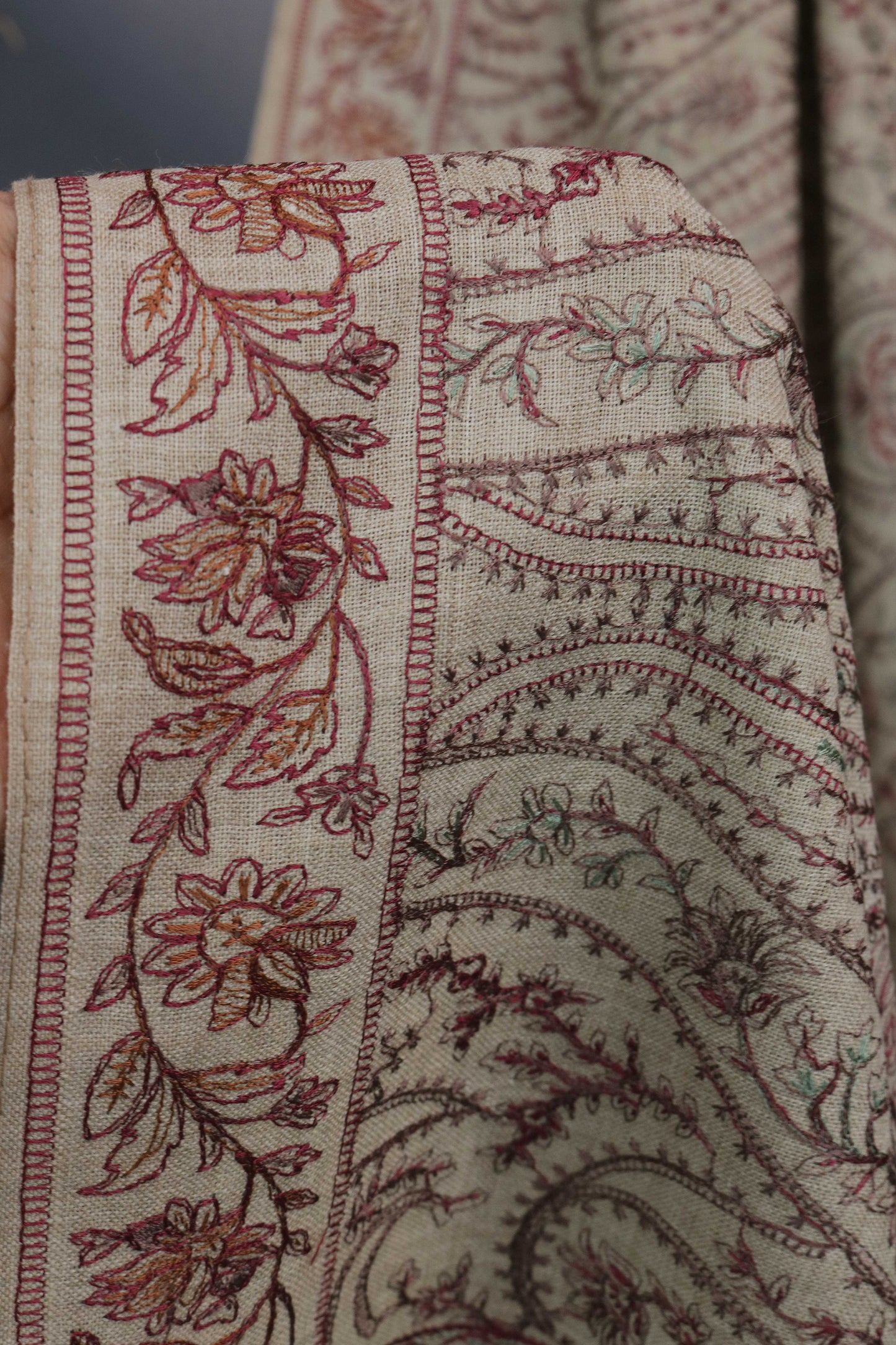 Breeza Full Embroidered Pashmina Shawl 3569B