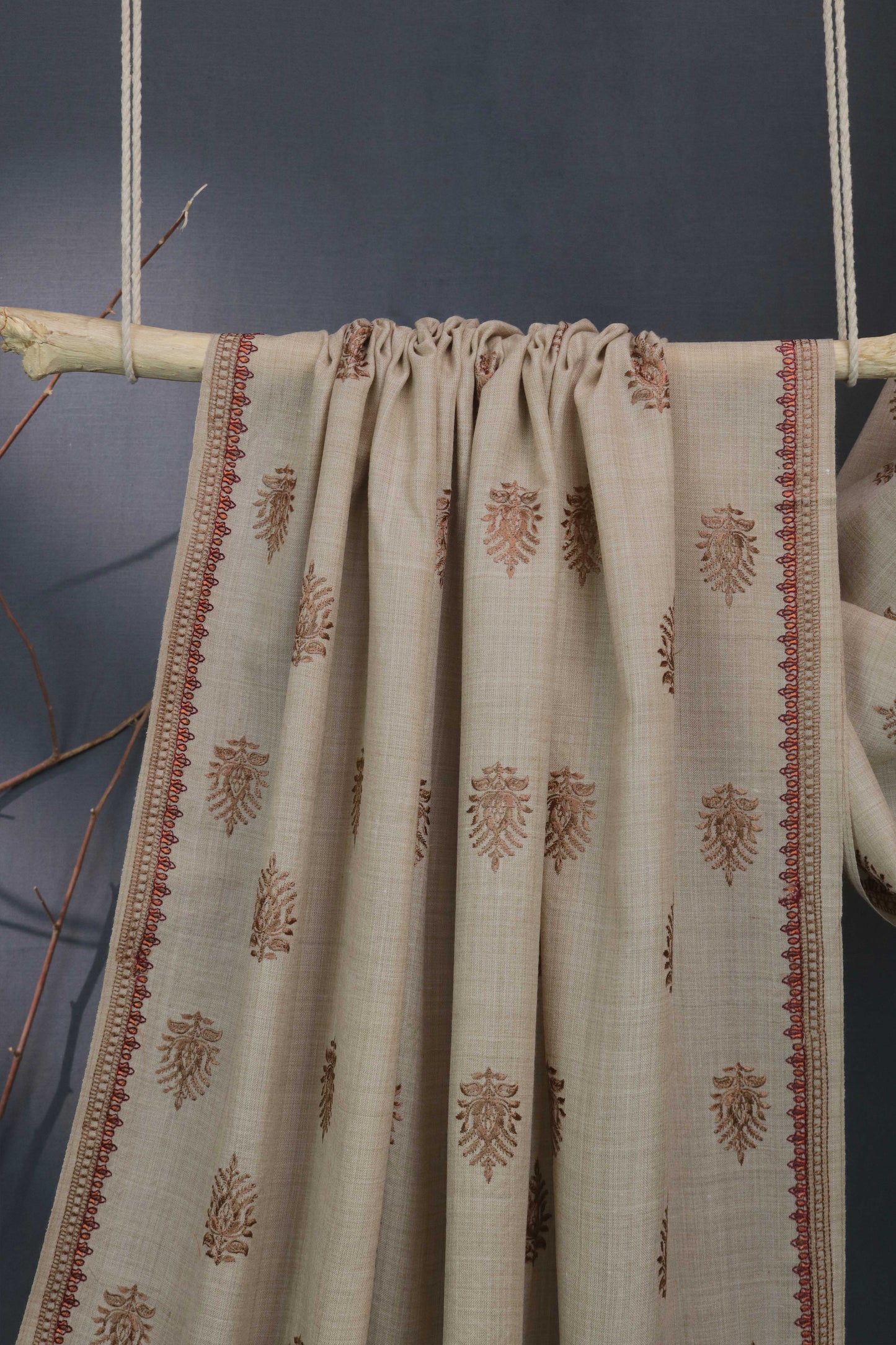 Embroidered Pashmina Shawl 3329