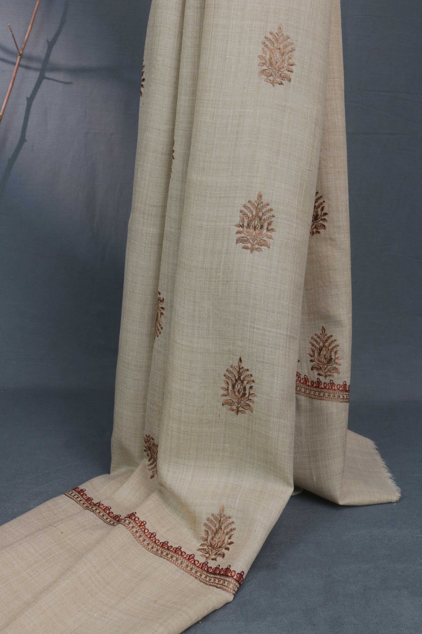 Embroidered Pashmina Shawl 3329