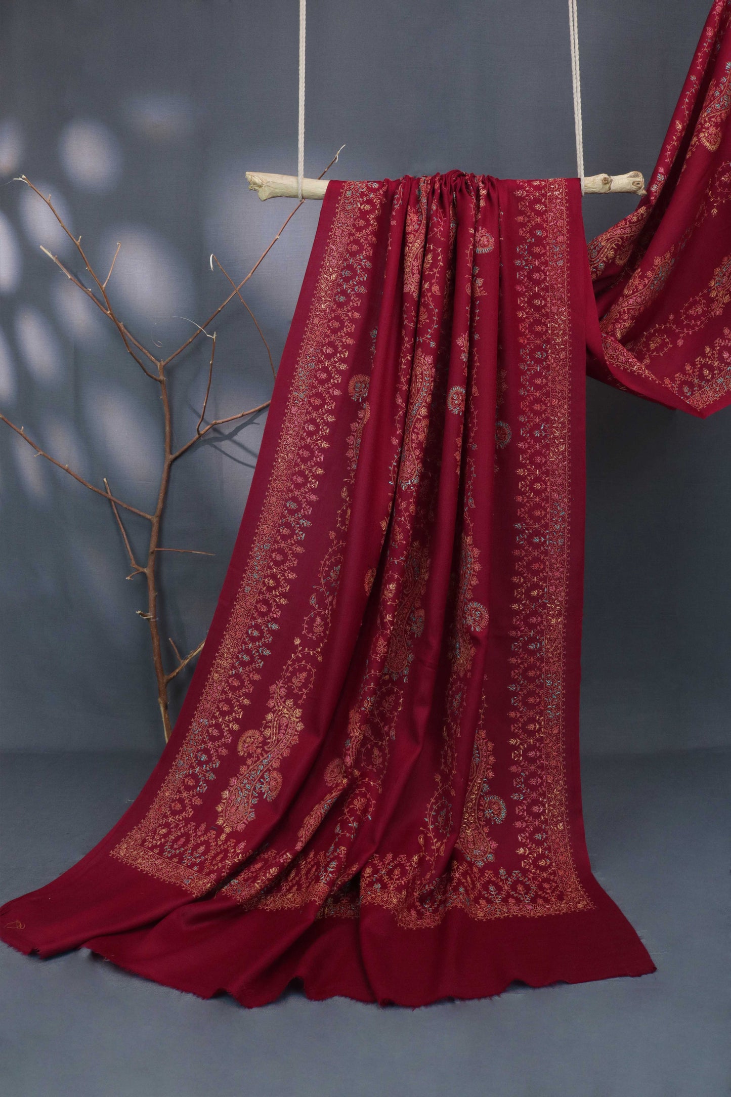 Sui Tanka Embroidered Pashmina Shawl SSH02