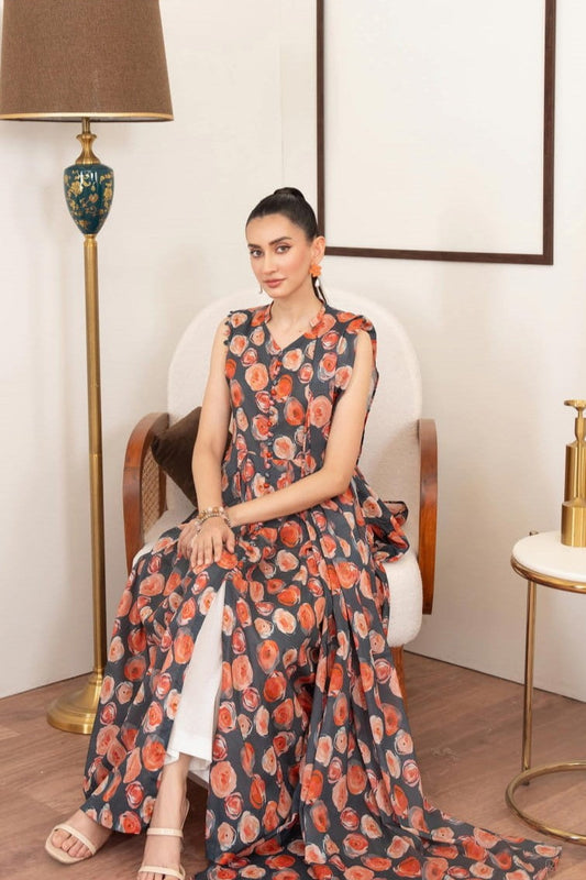 Lawn Printed Suit H25SLGR06