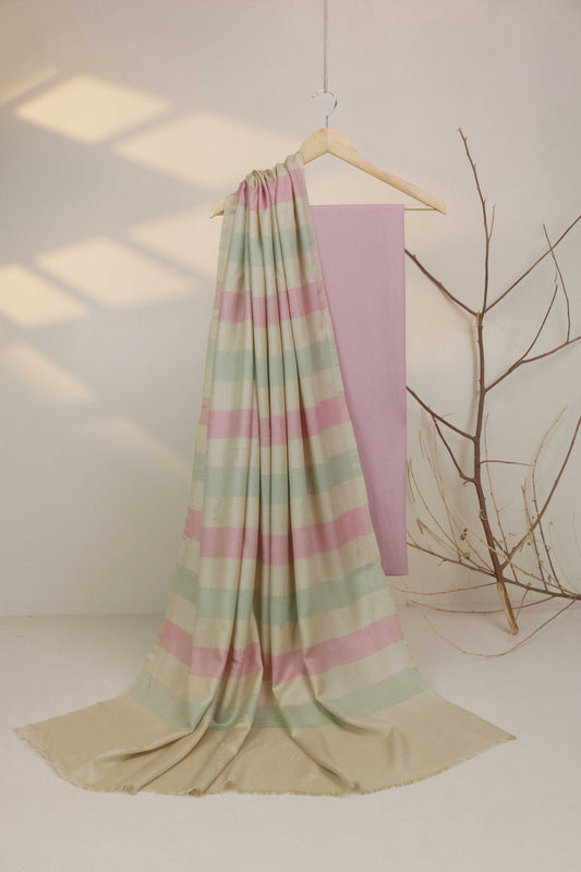 3Piece - Karandi with Rashmina Shawl KPP314