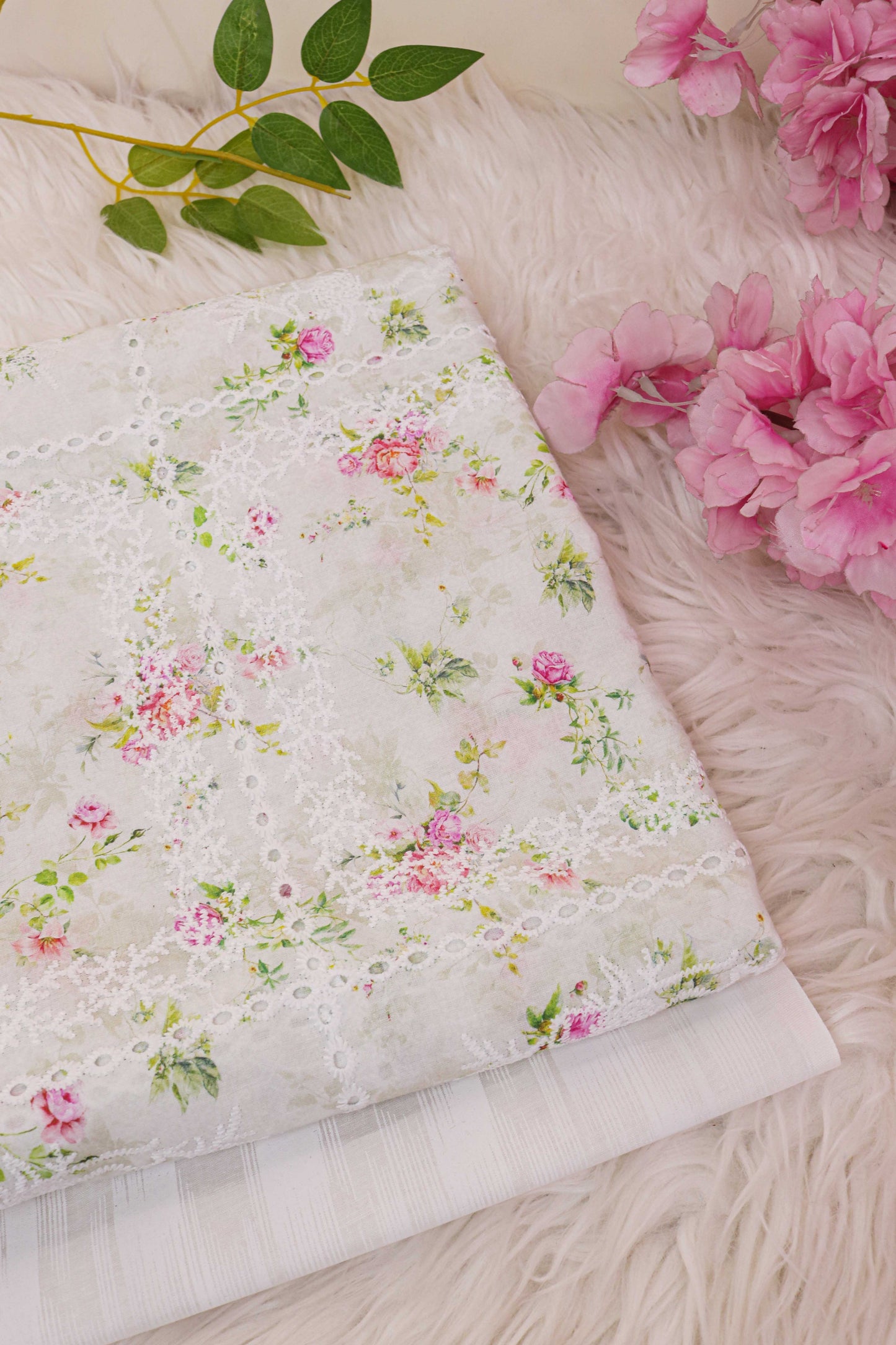 2Piece – Printed Embroidered Lawn H25LPB13