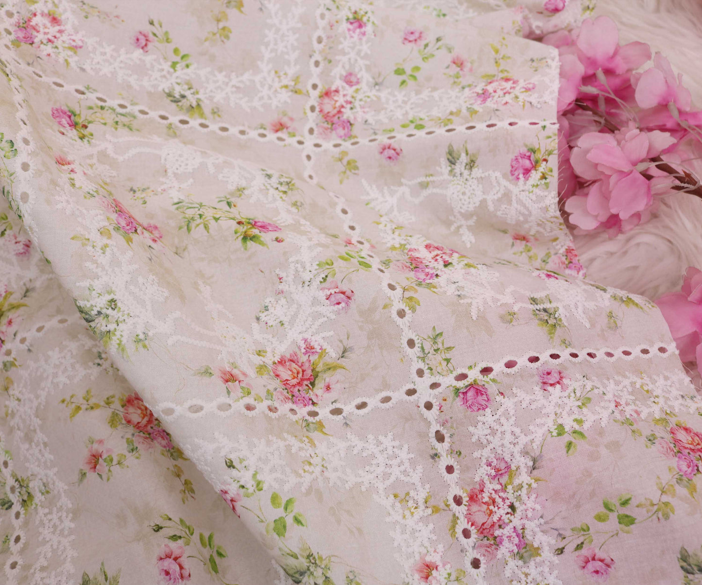 2Piece – Printed Embroidered Lawn H25LPB13