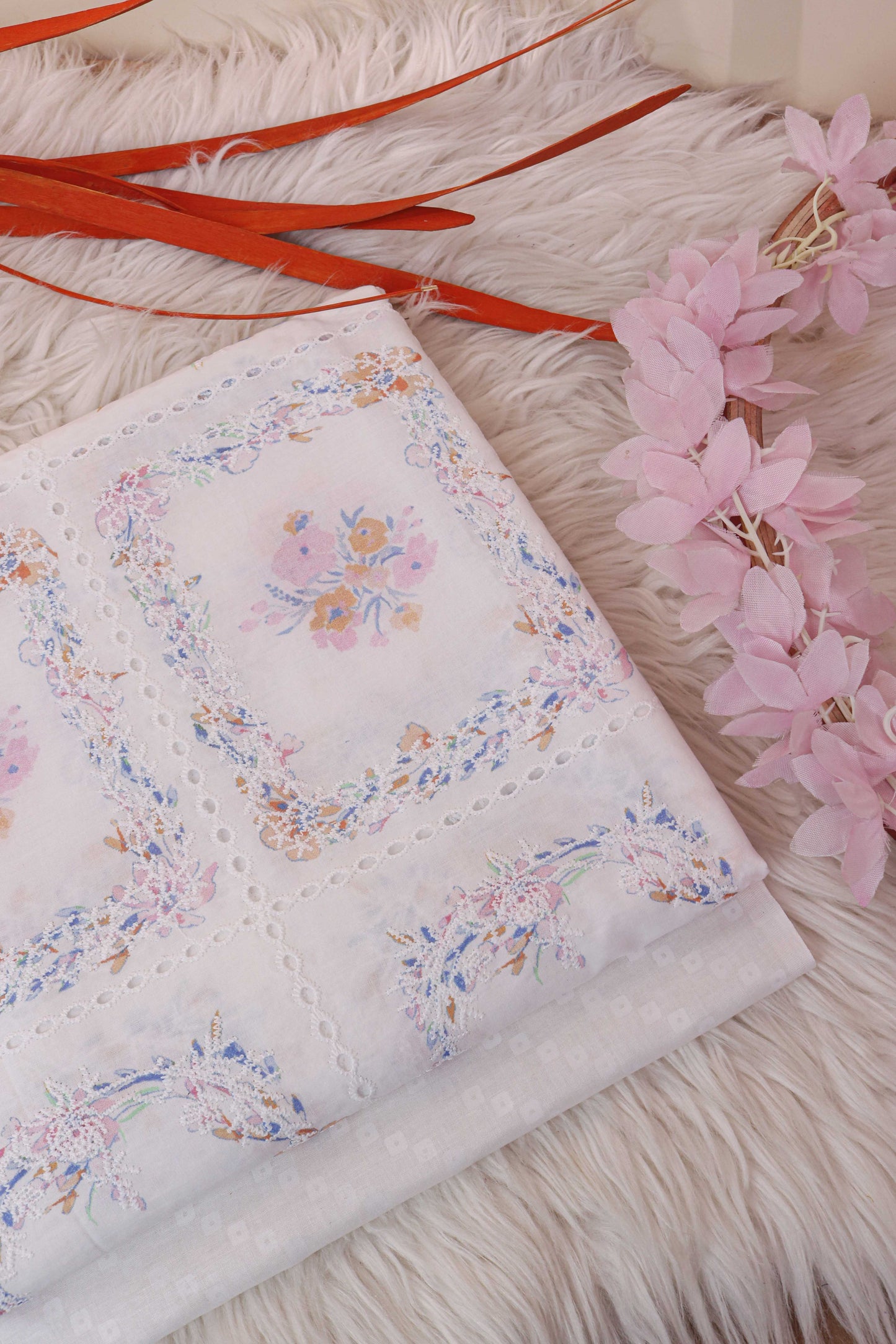 2Piece – Printed Embroidered Lawn H25LPB26