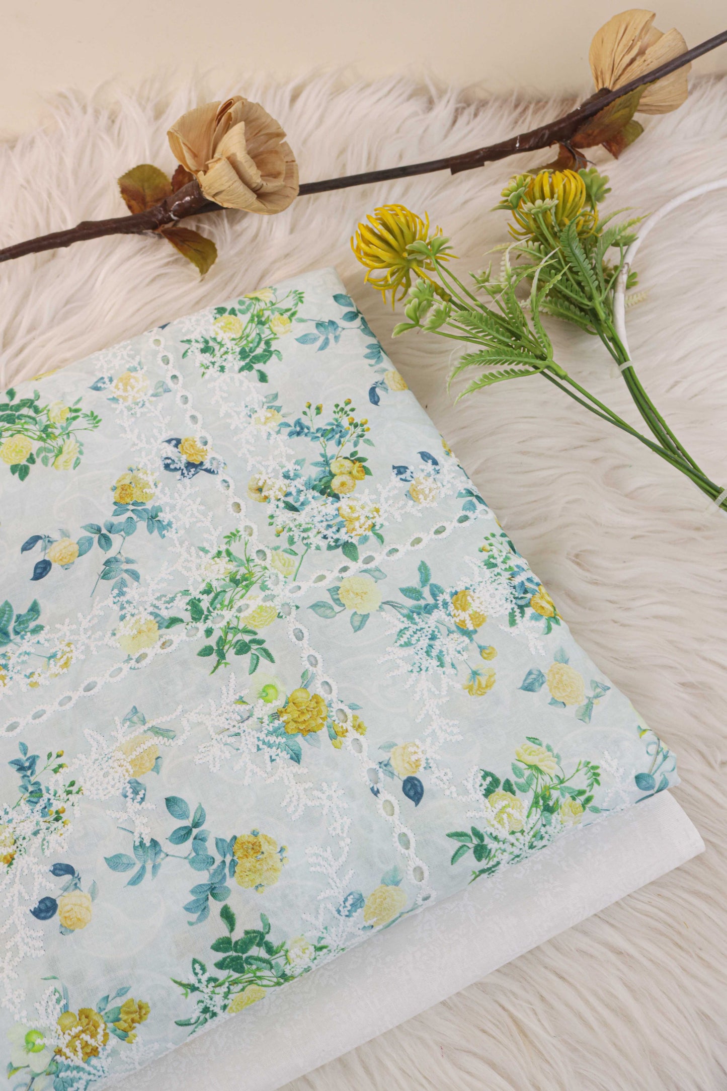 2Piece – Printed Embroidered Lawn H25LPB55