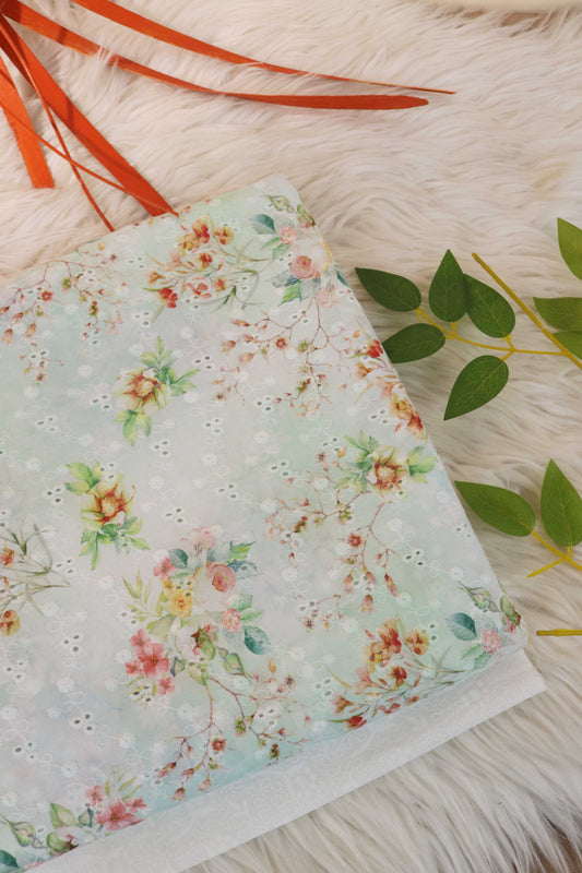 Shirt Printed Embroidered Lawn H25LPB66