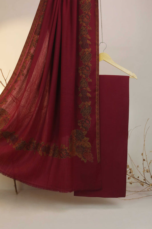 3Piece - Karandi with Pashmina Shawl KPP202