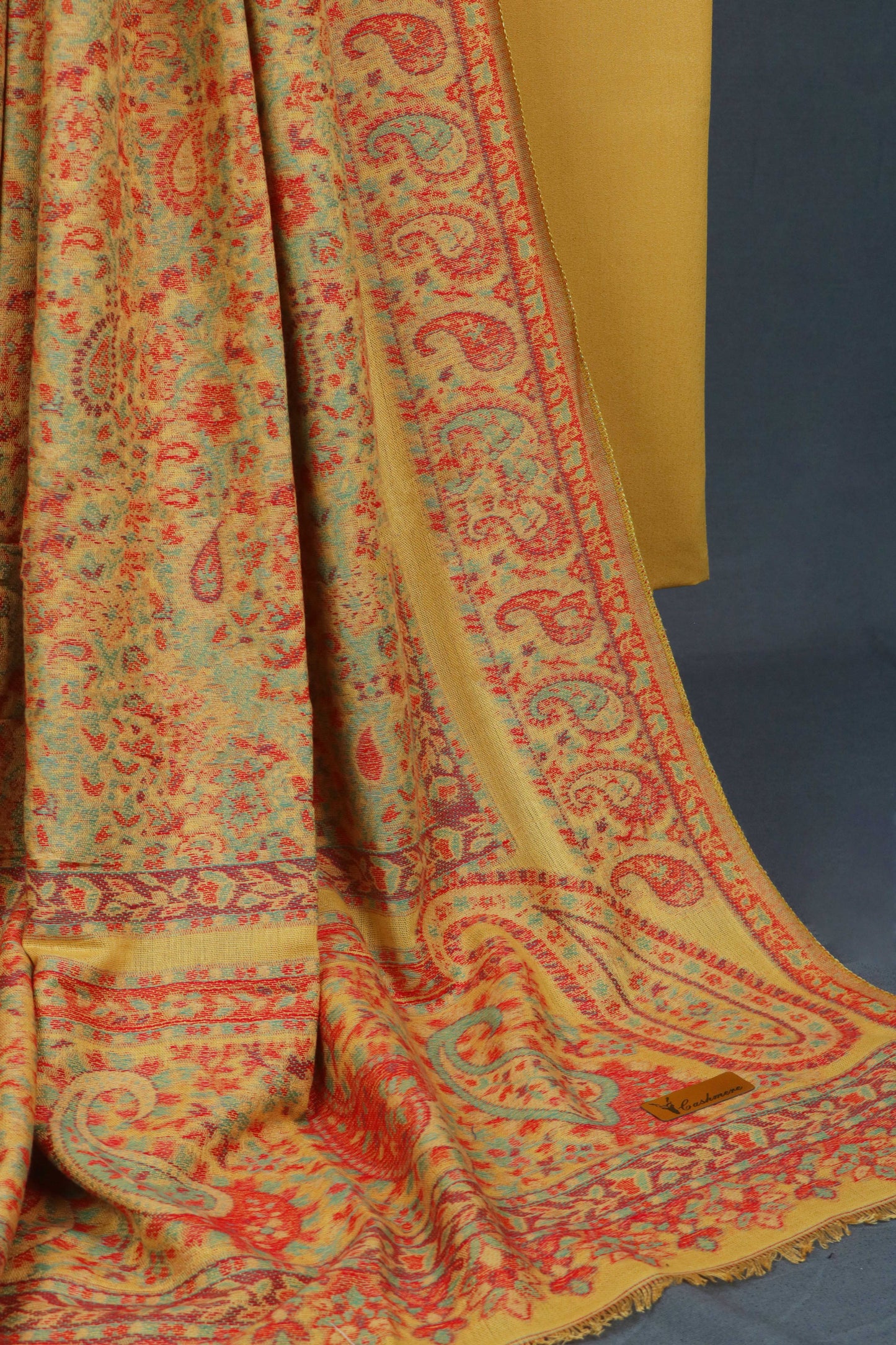 3Piece -Karandi with Pashmina Shawl KPP348