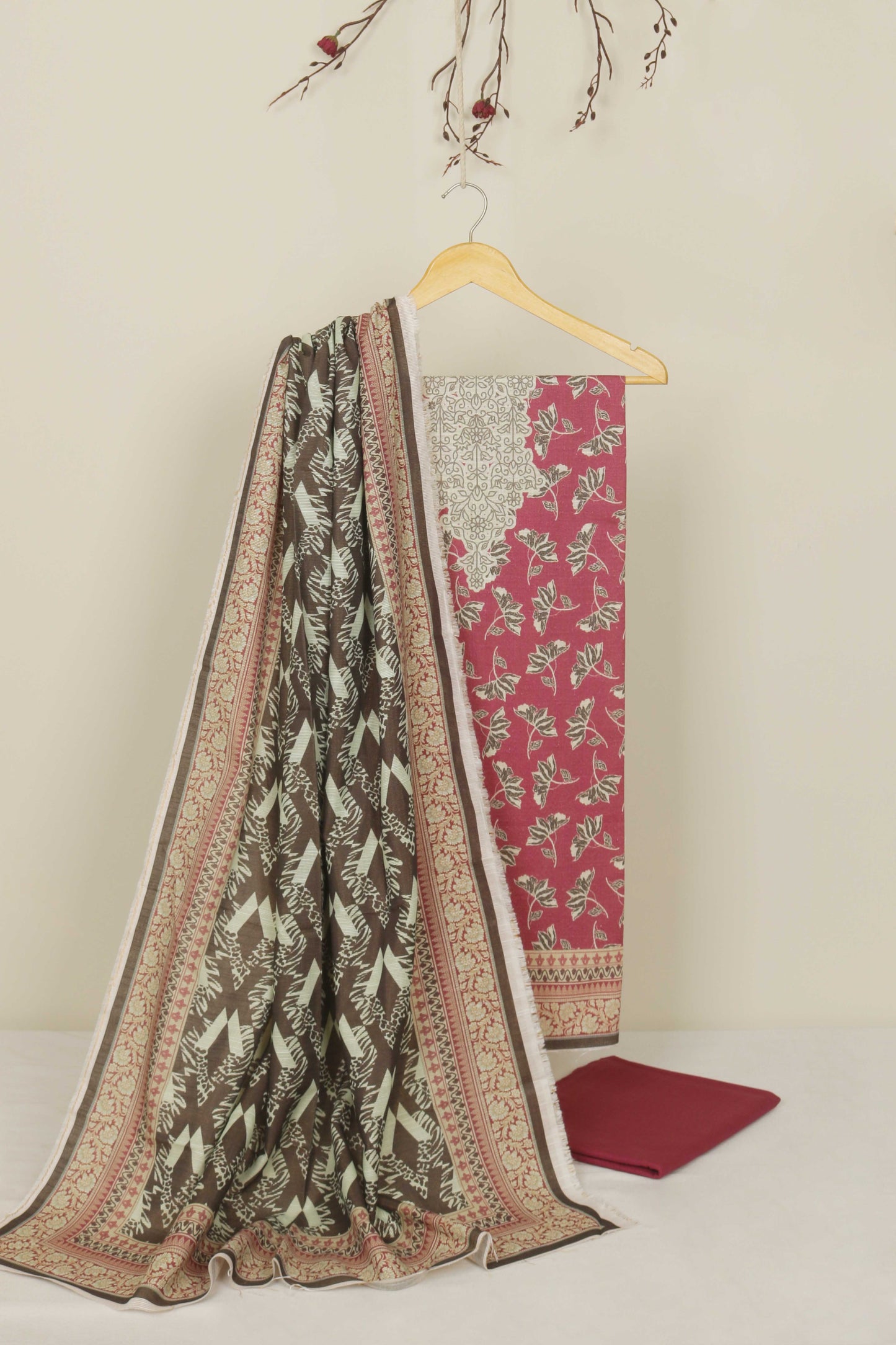 3Piece - Moon Light Khaddar Printed Suit MPW17