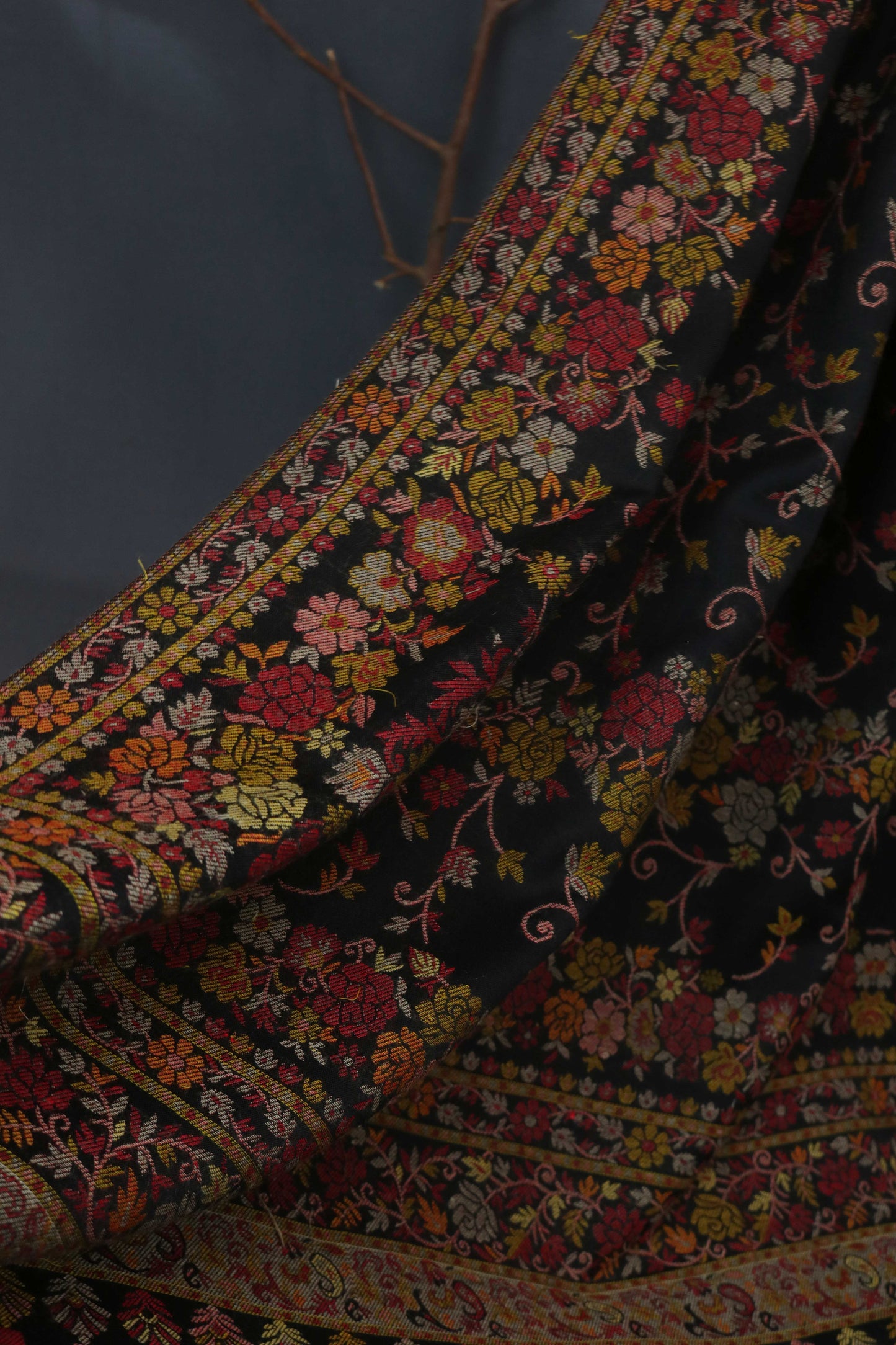 3Piece -Karandi with Pashmina Shawl KPP360