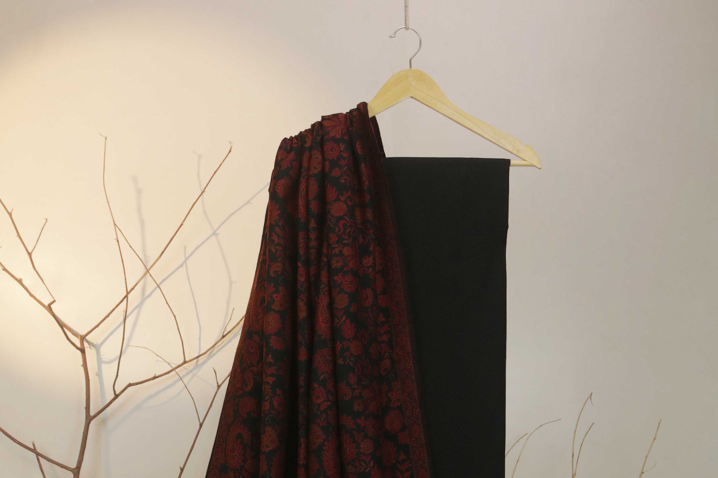 3Piece - Karandi with Pashmina Shawl KPP204