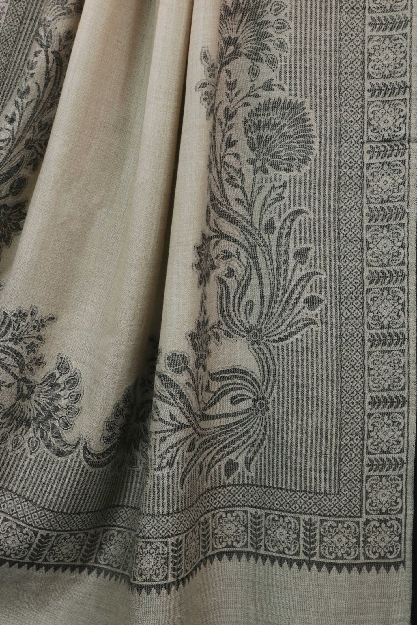 3Piece -Karandi with Pashmina Shawl KPP363