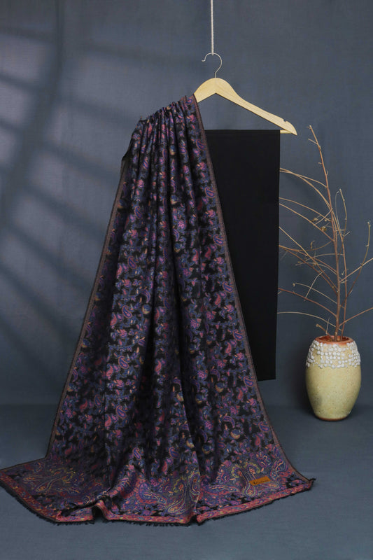 3Piece -Karandi with Pashmina Shawl KPP370
