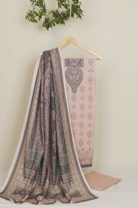 3Piece - Moon Light Khaddar Printed Suit MPW24