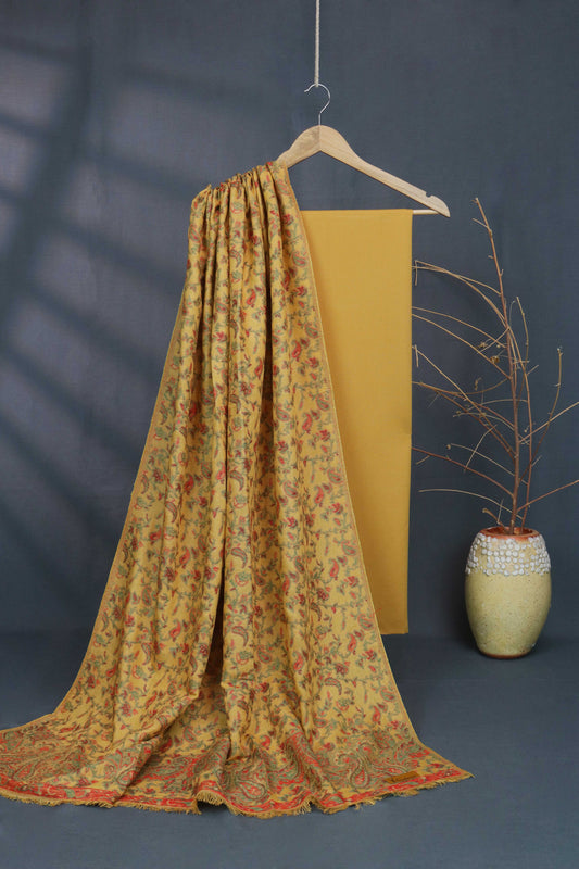 3Piece -Karandi with Pashmina Shawl KPP367