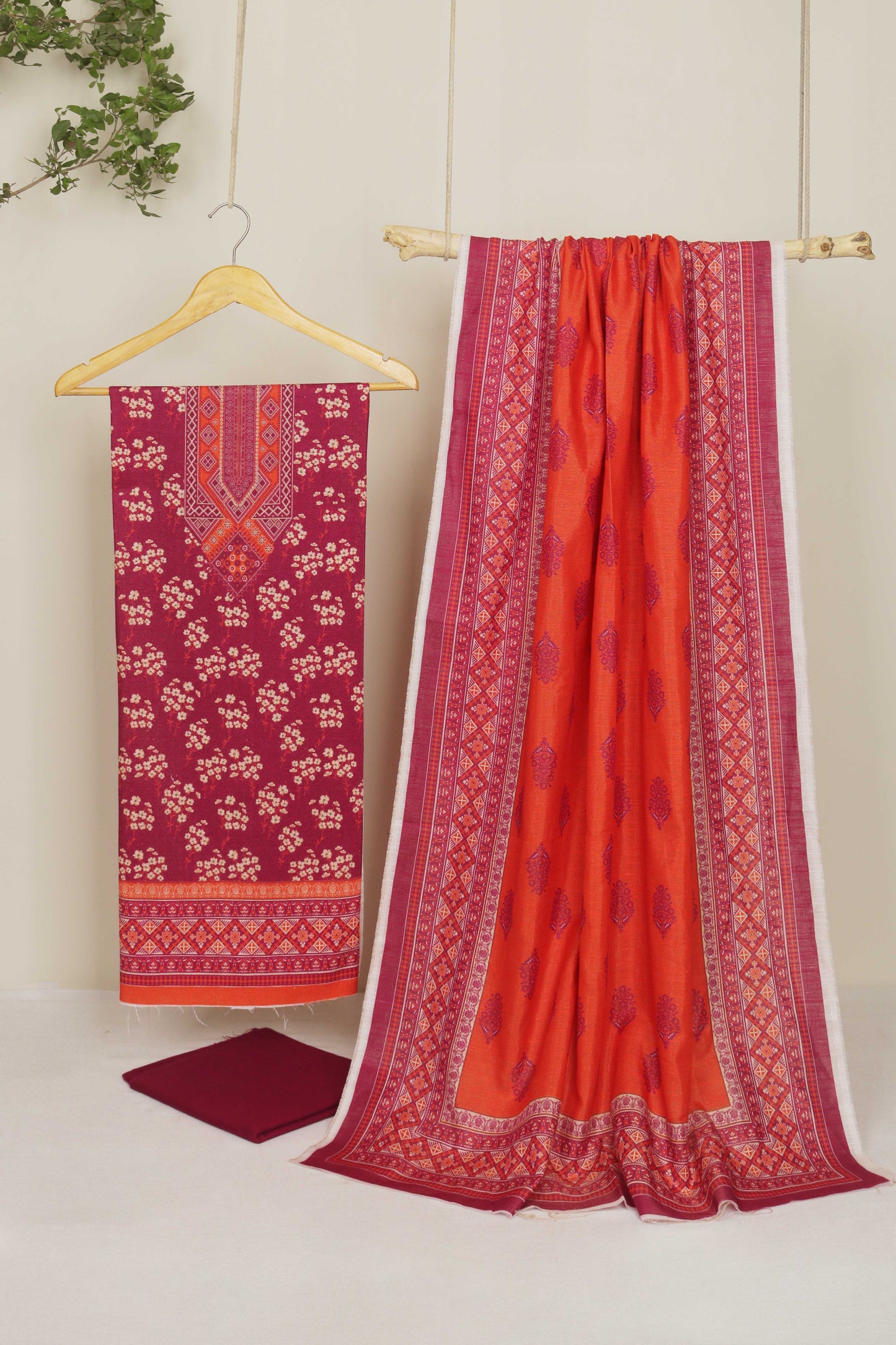 3Piece - Moon Light Khaddar Printed Suit MPW21